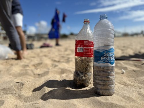 Cigarette Butts in Bottles
